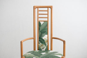 Highback Teak Palm Chair