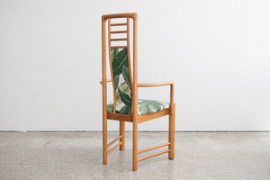 Highback Teak Palm Chair
