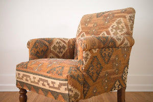 Kilim Rug Club Chair