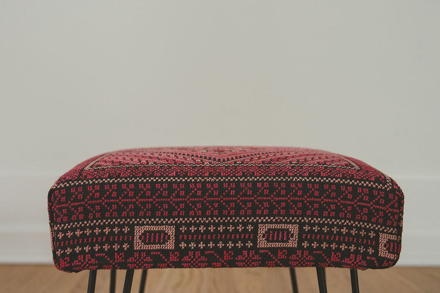 HS Collection Kilim Footstool