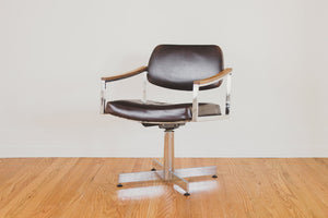 HS Collection Leather Chair