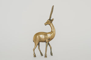 Vintage Brass Gazelle
