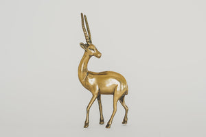 Vintage Brass Gazelle