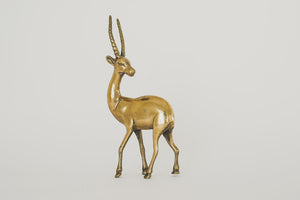 Vintage Brass Gazelle