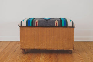 Vintage Kilim Trunk Bench