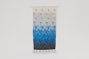Vintage MCM Handwoven Tapestry