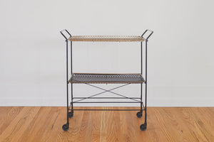 MCM Brass Bar Cart