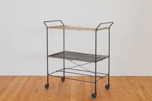 MCM Brass Bar Cart