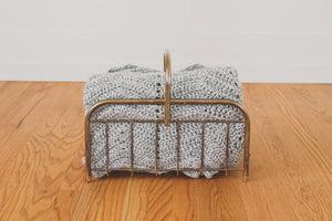 MCM Brass Blanket Holder