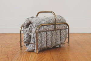 MCM Brass Blanket Holder