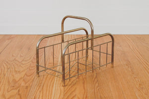 MCM Brass Blanket Holder