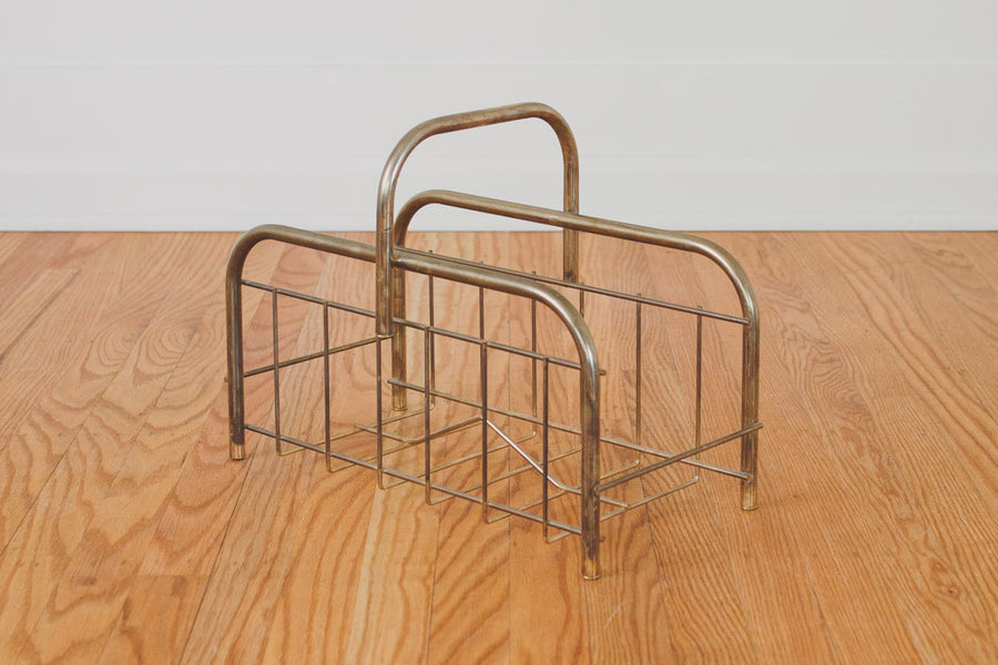 MCM Brass Blanket Holder