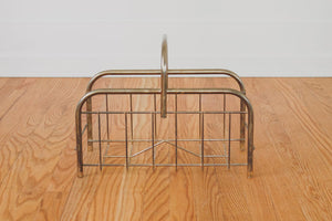 MCM Brass Blanket Holder
