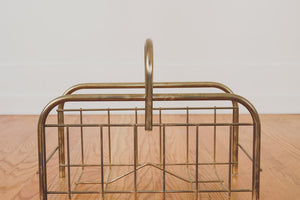 MCM Brass Blanket Holder