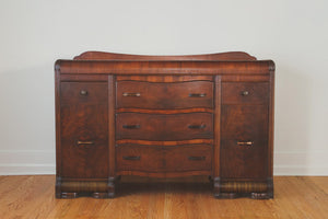 MCM Burlwood Credenza