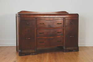 MCM Burlwood Credenza