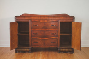 MCM Burlwood Credenza