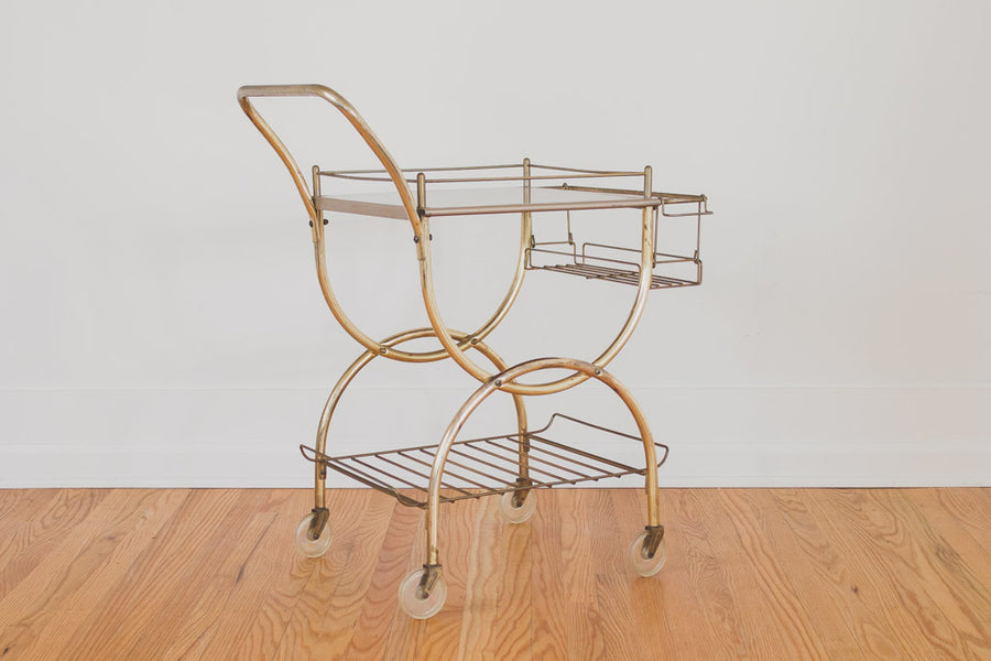 MCM Gold Bar Cart