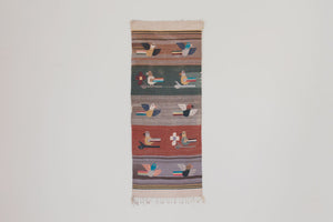 MCM Handwoven Bird Tapestry