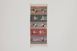 MCM Handwoven Bird Tapestry
