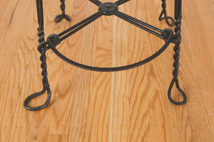 Industrial Twisted Metal Stool