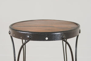 Industrial Twisted Metal Stool