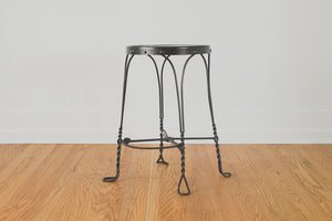 Industrial Twisted Metal Stool