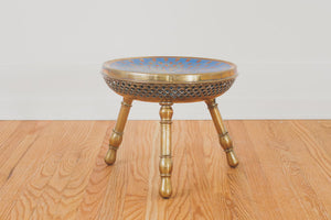 Brass Peacock Plant Stand