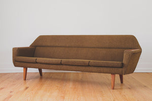 MCM Brown Tweed Sofa