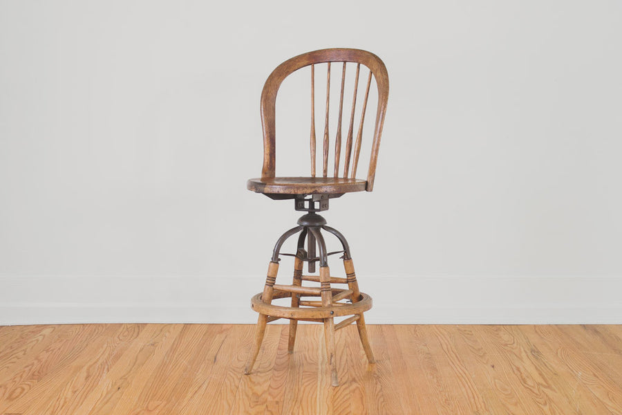 Antique Industrial Stool