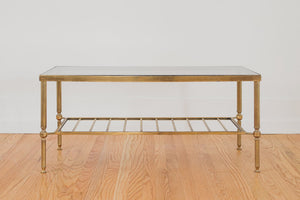 Brass & Glass Coffee Table