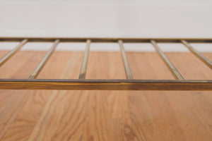 Brass & Glass Coffee Table