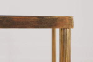 Brass & Glass Coffee Table