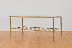 Brass & Glass Coffee Table
