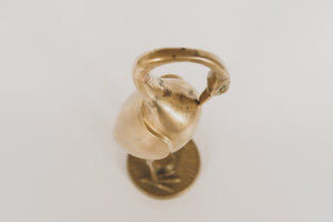 Vintage Brass Egret