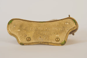Vintage Brass Bison