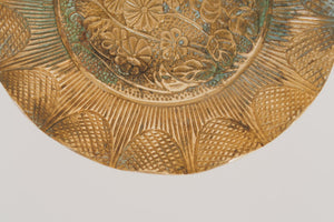 Vintage Brass Parrot Tray