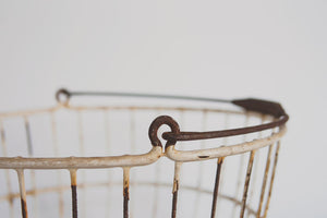 Vintage Wire Egg Basket