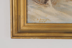 Vintage Landscape Painting