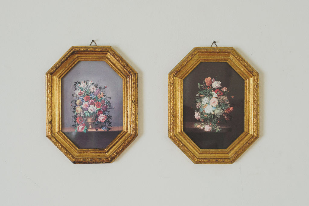 Vintage Italian Floral Prints
