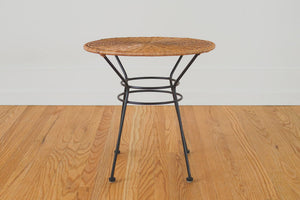 MCM Wicker Side Table