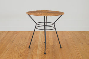 MCM Wicker Side Table