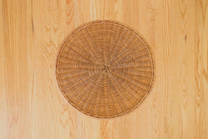 MCM Wicker Side Table