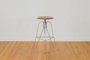 Steel & Walnut Covey Stool