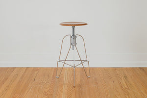 Steel & Walnut Covey Stool