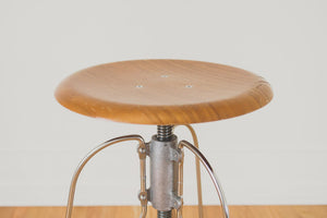 Steel & Walnut Covey Stool