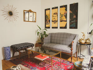 Brass & Glass Coffee Table