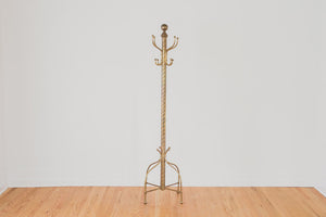 Vintage Brass Coat Rack