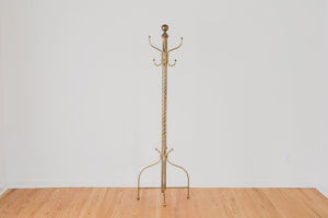 Vintage Brass Coat Rack