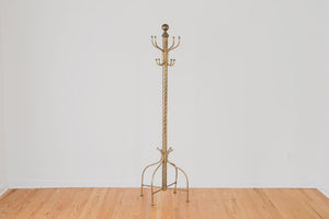 Vintage Brass Coat Rack